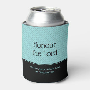 HONOR THE LORD Personalised Church Business Aqua Can Cooler