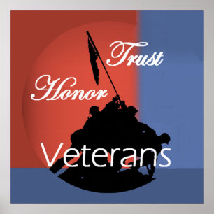 Honor Veterans POSTERS Print