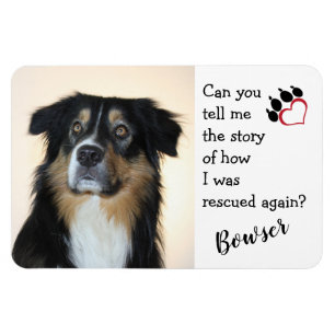 Honor Your Rescue Dog Magnet