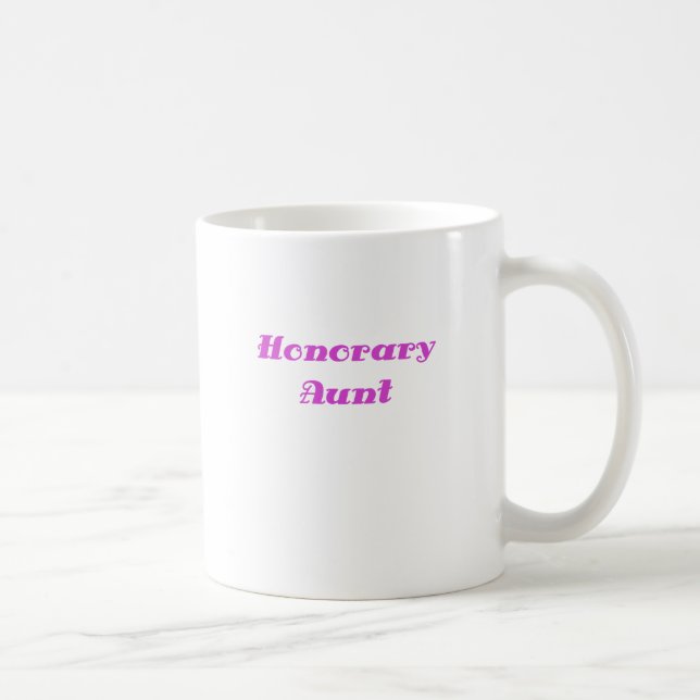 Honorary Aunt Coffee Mug (Right)