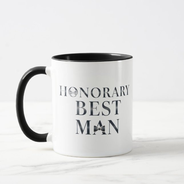 Honorary Best Man Wedding Gift Mug (Left)