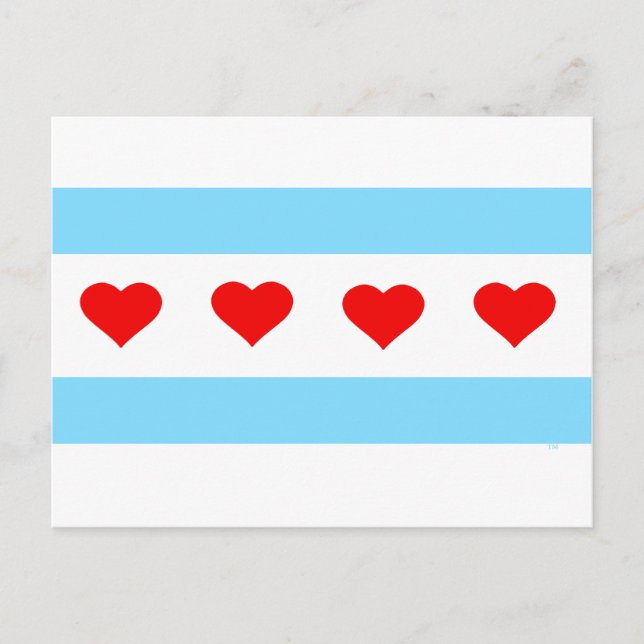 Honorary Chicago Hearts and Stripes Forever card (Front)