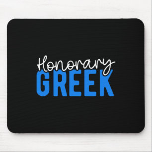 Honorary Greek Funny Greece Flag Greek American Gr Mouse Mat