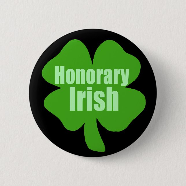 Honorary Irish 6 Cm Round Badge (Front)