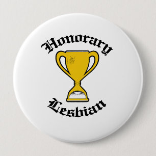 HONORARY LESBIAN -.png 10 Cm Round Badge