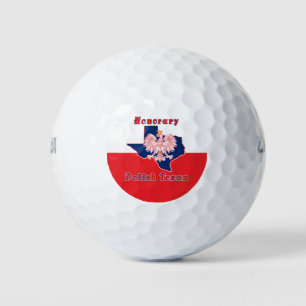 Honorary Polish Texan Golf Balls