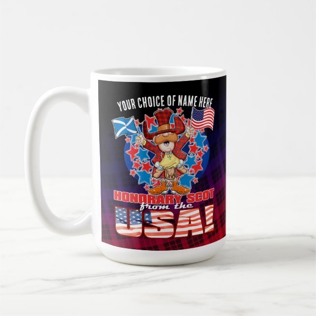 Honorary Scot from the USA Coffee Mug (Left)