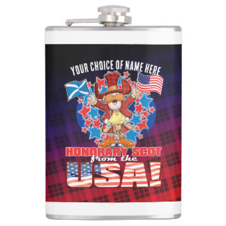 Honorary Scot from the USA Hip Flask