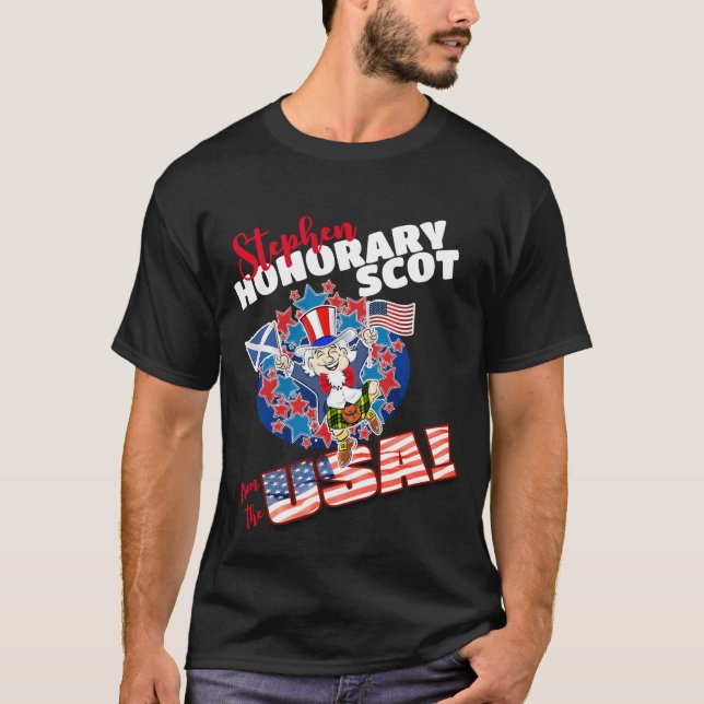 Honorary Scot from the USA T-Shirt (Front)