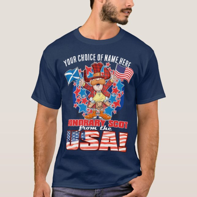 Honorary Scot from the USA T-Shirt (Front)