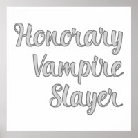 Honorary Vampire Slayer Buffy TV Show Fan Gift