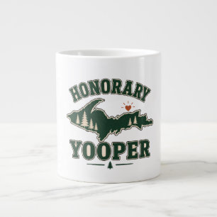 Honorary Yooper - Upper Peninsula of Michigan Large Coffee Mug