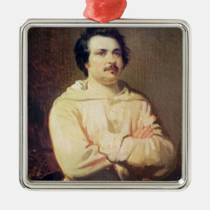 Honore de Balzac in his Monk's Habit, 1829 Metal Tree Decoration