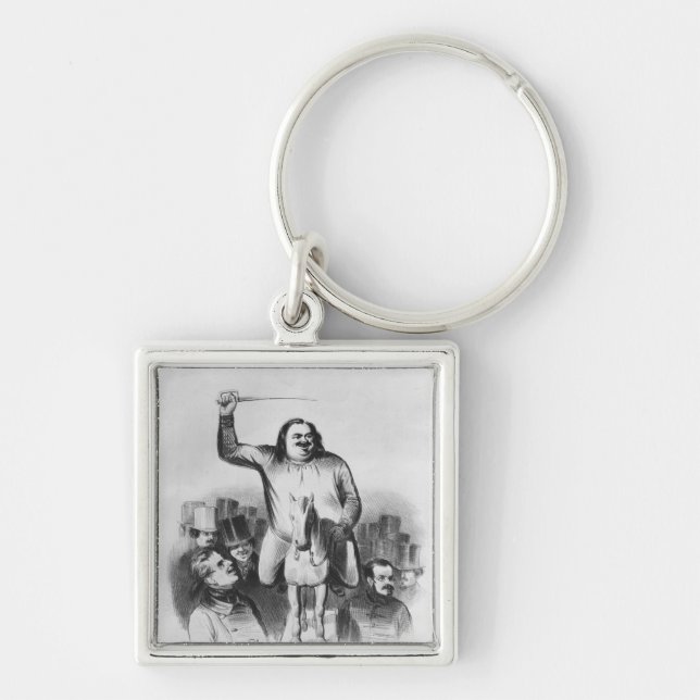 Honore de Balzac Key Ring (Front)
