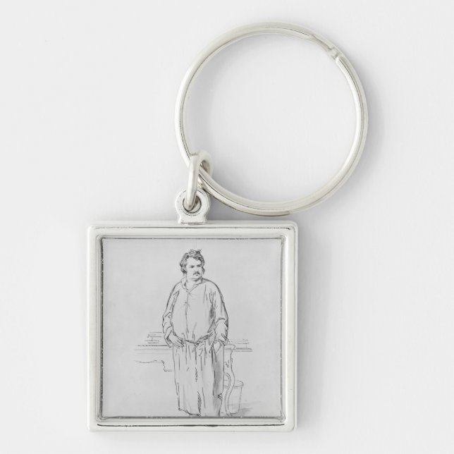 Honore de Balzac Key Ring (Front)