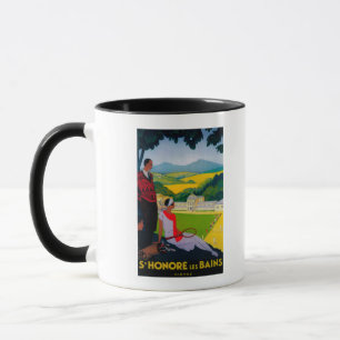 Honore Les Bains Vintage PosterEurope Mug