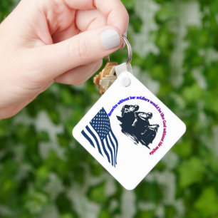 Honored in Valor Key Ring