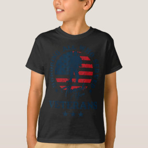 Honoring All Who Served Thank You Veterans Day Ame T-Shirt