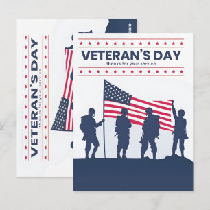 Honoring Every Hero This Veterans Day 2025 Postcard