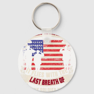 Honoring Our Veterans And The Fallen Key Ring