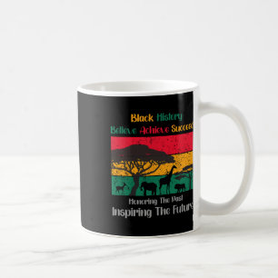 Honoring Past Inspiring Future Black History Month Coffee Mug
