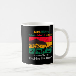 Honoring Past Inspiring Future Black History Month Coffee Mug