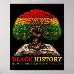 Honoring Past Inspiring Future Black History Month Poster