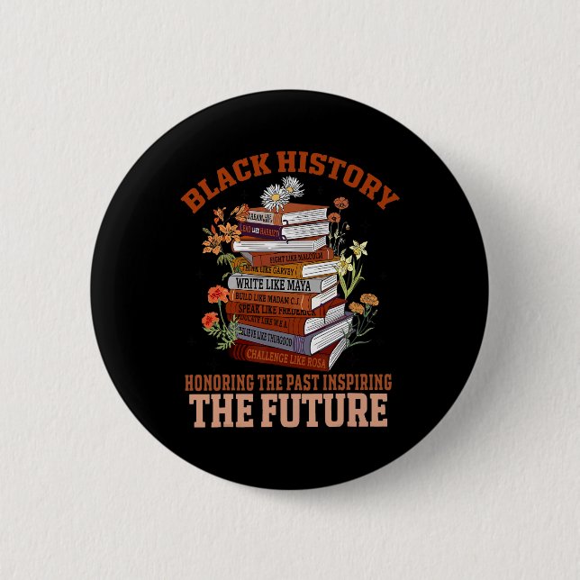 Honoring The Past Inspiring The Future Black Histo 6 Cm Round Badge (Front)
