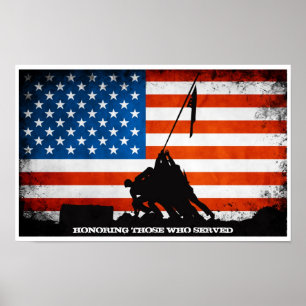 Honoring those who Served - Veterans Day Poster