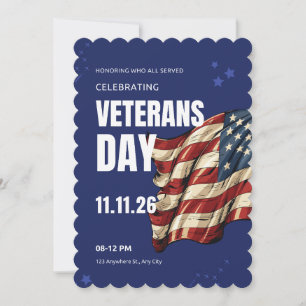 #HonoringCelebratingveteransDayFlatHolidayCard Holiday Card