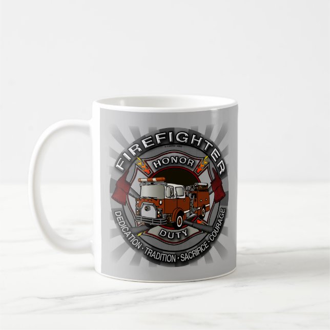 Honour Firefighter  Mug (Left)