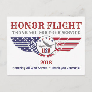 Honour Flight Thank You For Your Service Cards