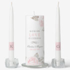Honour Love Cherish Pink Watercolor Rose Wedding