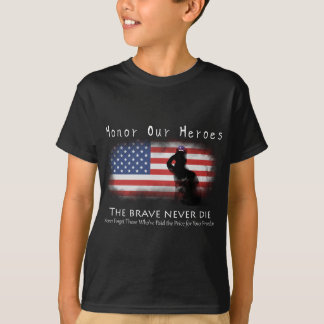 Honour Our Heroes On Memorial Day T-Shirt