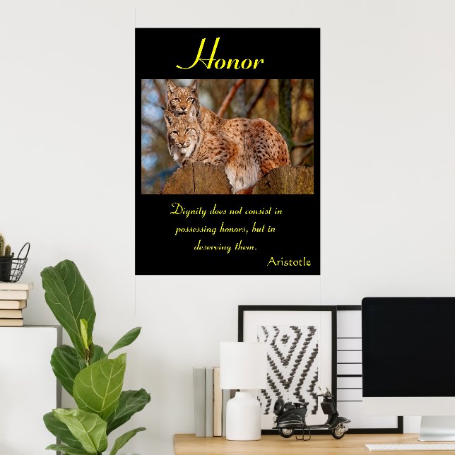 Honour Rises with Nature’s Unyielding Force Poster (Home Office)