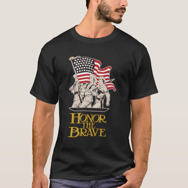 Honour The Brave T-Shirt (Front)