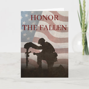 Honour The Fallen Card