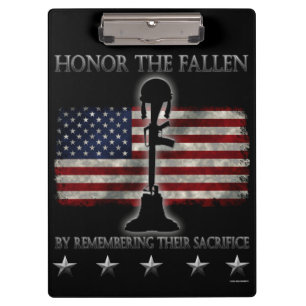 Honour The Fallen Clipboard