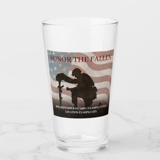 Honour The Fallen Glass (Front)