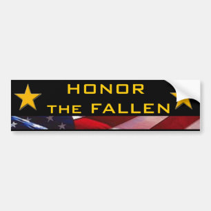 Honour the Fallen Heroes Bumper Sticker