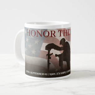 Honour The Fallen Large Coffee Mug
