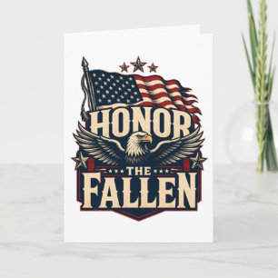 Honour the Fallen Memorial Day Card