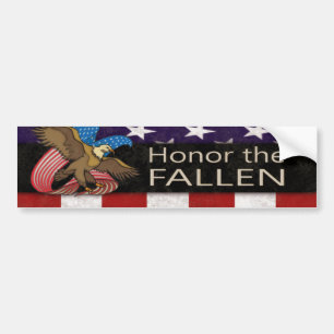 Honour the Fallen Military Bumper Sticker