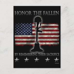 Honour The Fallen Postcard