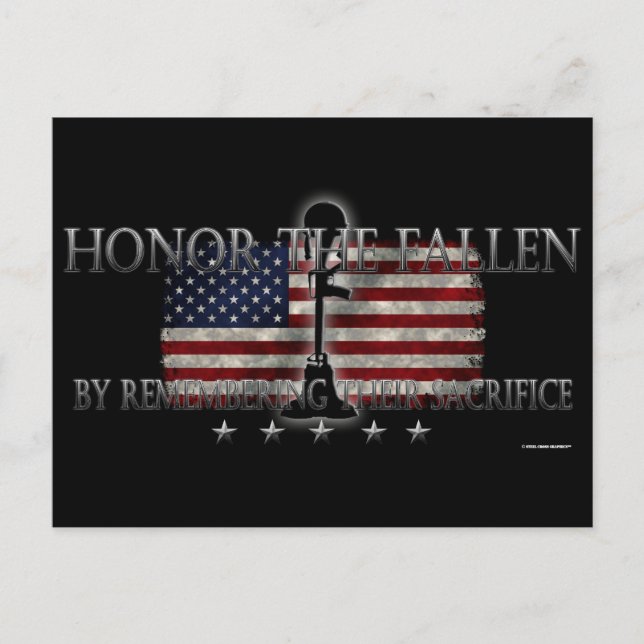 Honour The Fallen Postcard (Front)