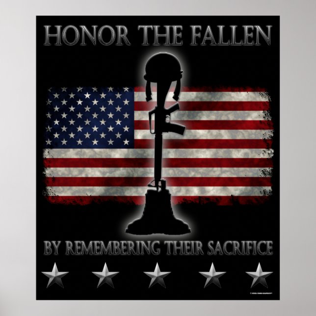 Honour The Fallen Poster (Front)