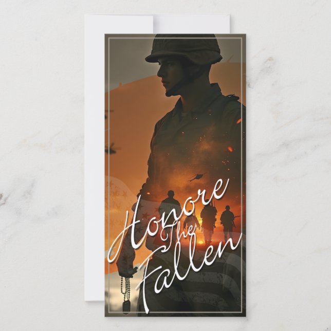Honour the Fallen – Remember Their Sacrifice (Front)