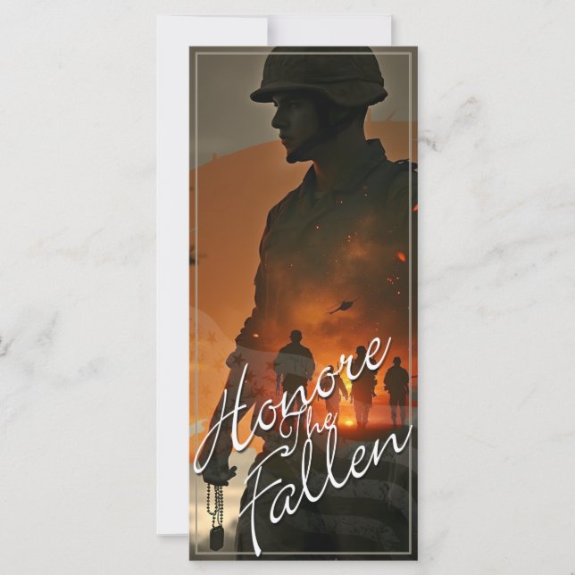 Honour the Fallen – Remember Their Sacrifice (Front)