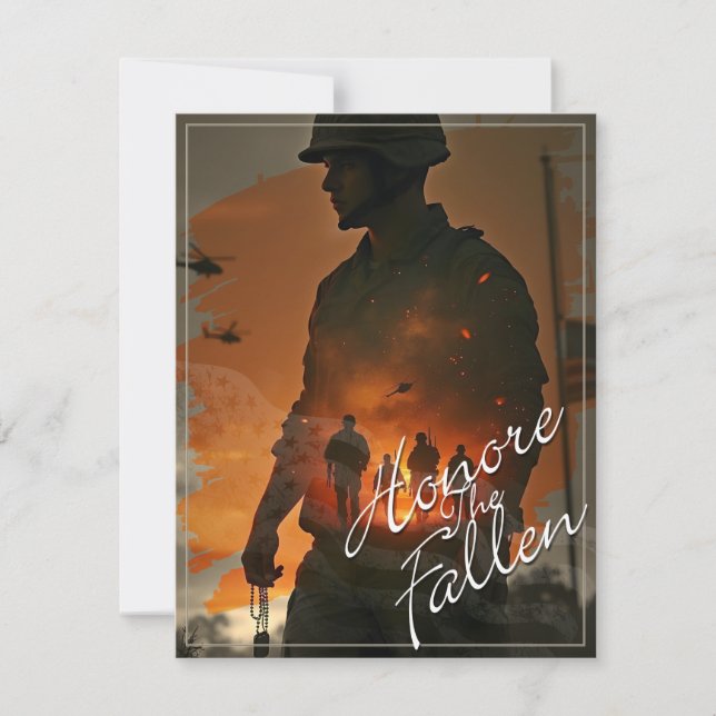 Honour the Fallen – Remember Their Sacrifice (Front)