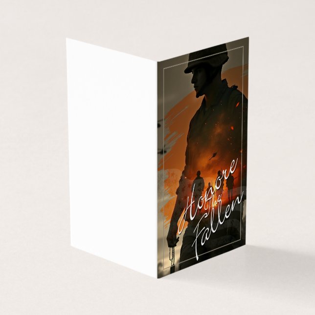 Honour the Fallen – Remember Their Sacrifice (Outside)